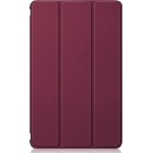 Samsung Galaxy Tab A7 10.4 Case 2020 SM-T500/T505/T507 -Red Wine Color- Slim Thin Leather Case Book cover με πίσω κάλυμμα σιλικόνης Διάφανο OEM